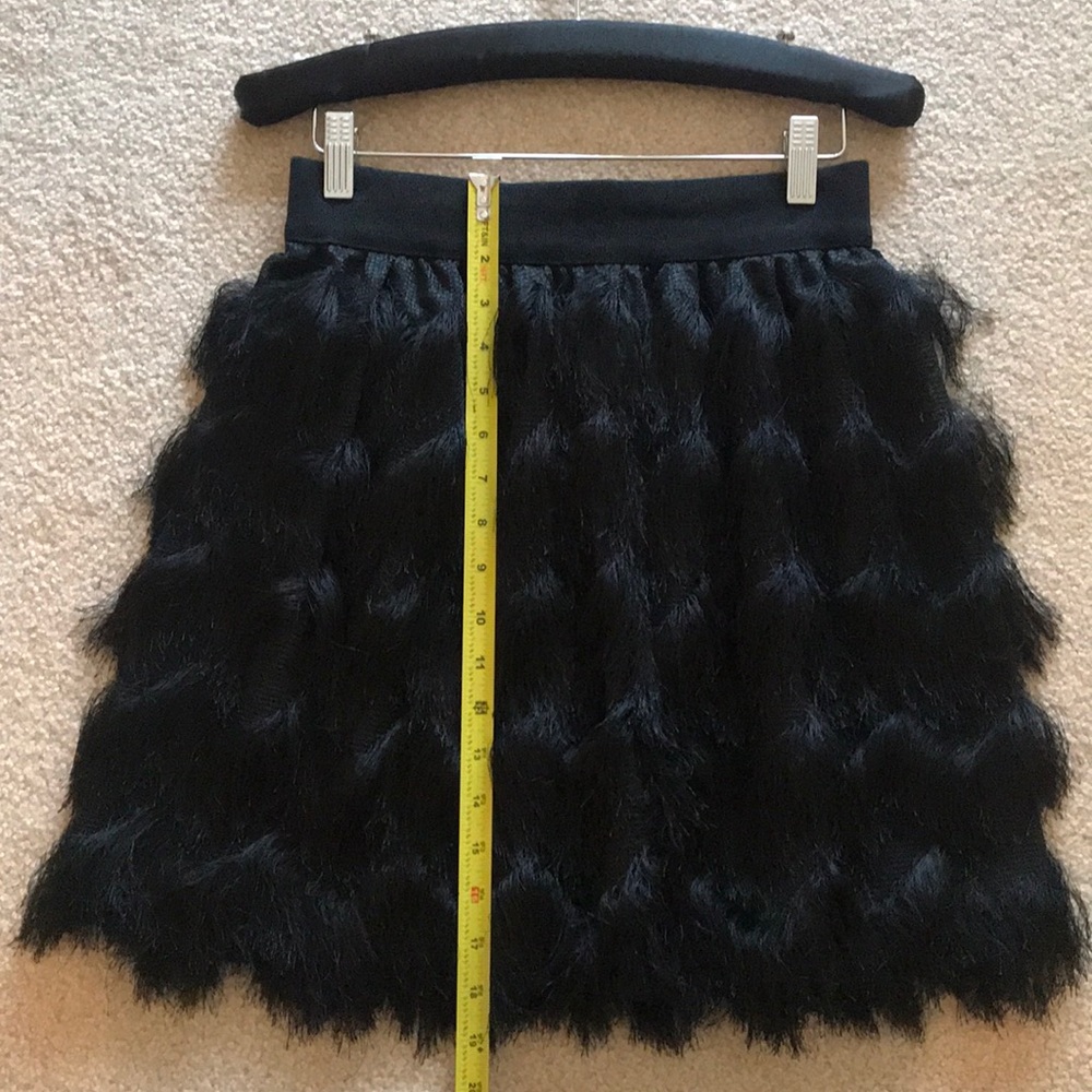 Banana Republic XS Black Fringe Skirt - Picture 3 of 4